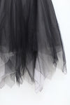 marc le bihan tulle skirt 2591 BLACK/GREY black/grey